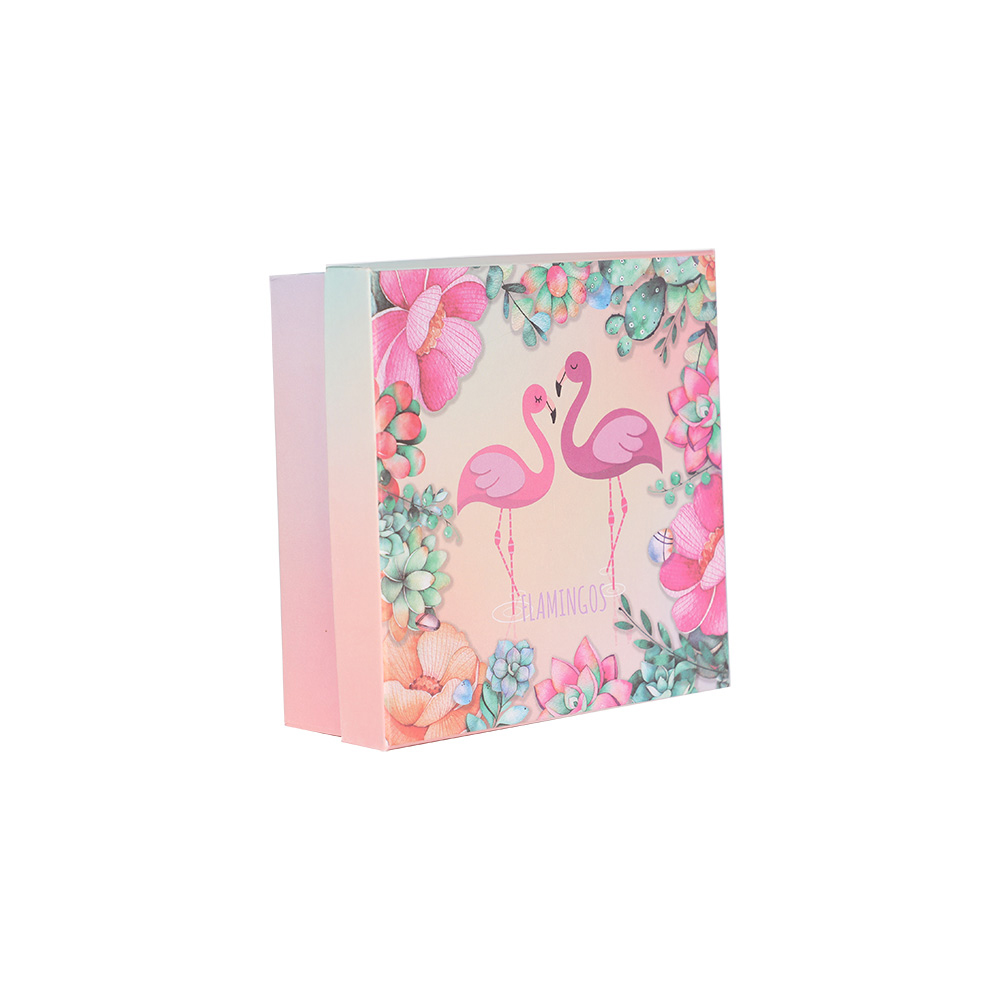 floral printed cosmetic folding carton