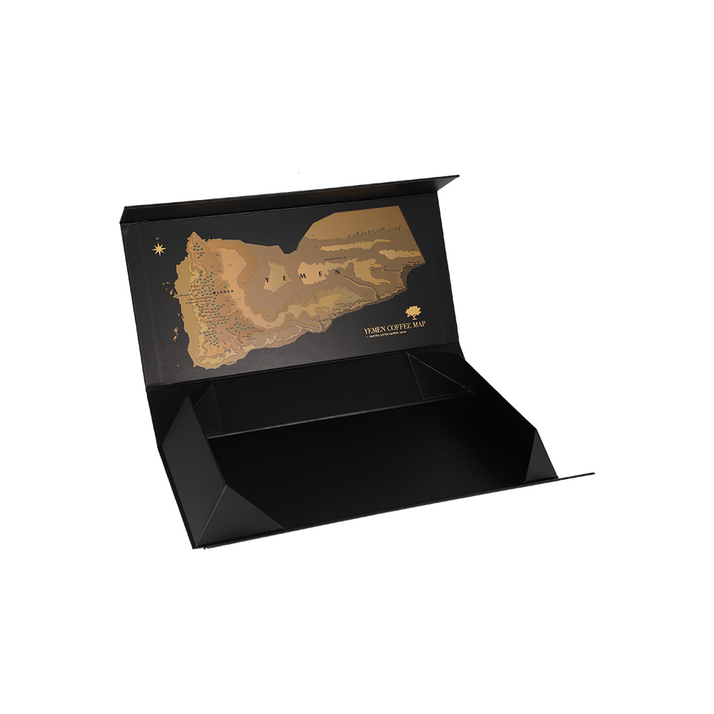 open premium rigid box for beauty and skincare products