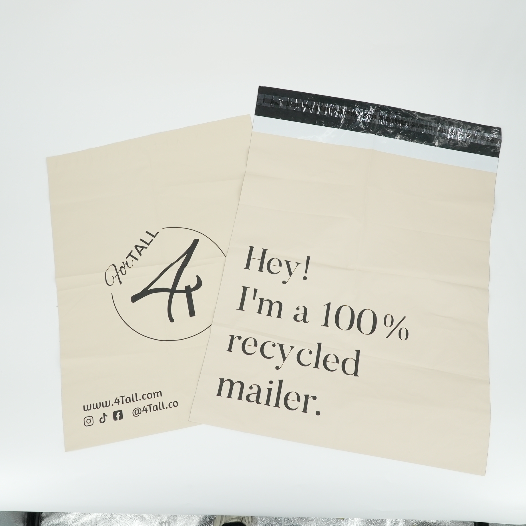 recycled material poly mailing bag