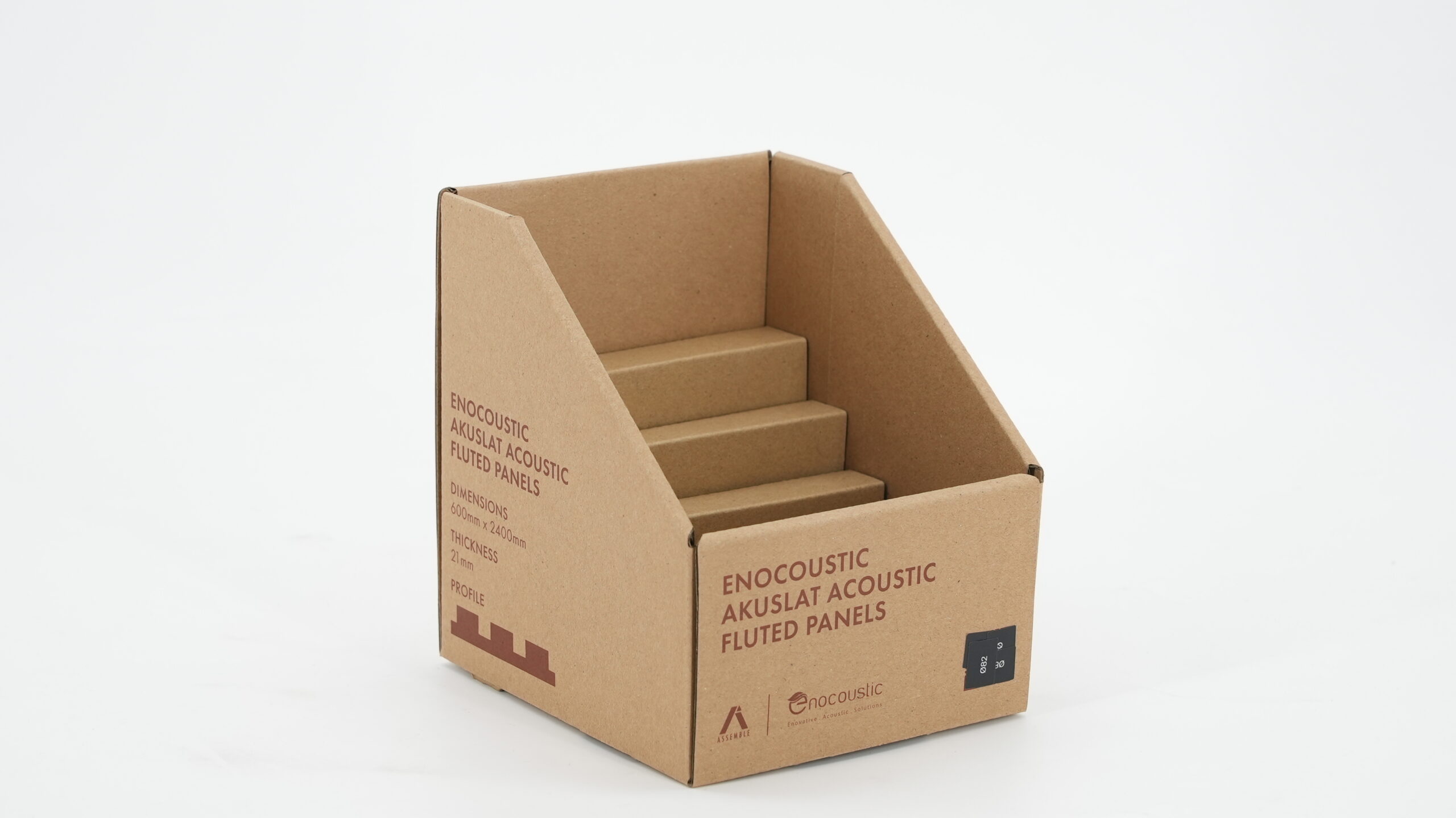 custom corrugated shape box with internal product support for shipping packaging
