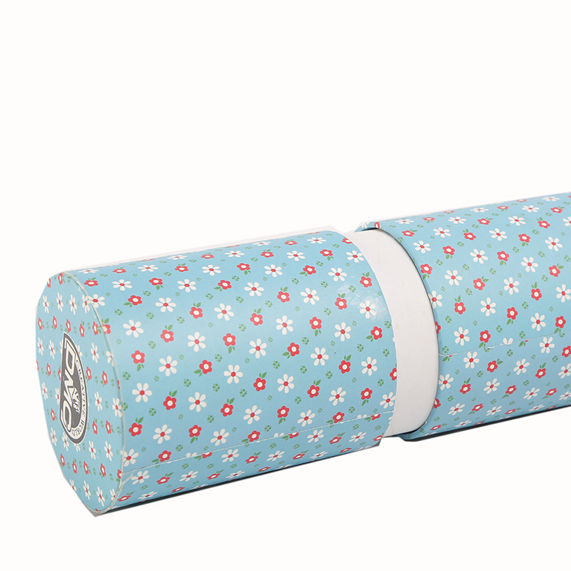 custom printed paper tube for food, tea, coffee, or confectionery packaging