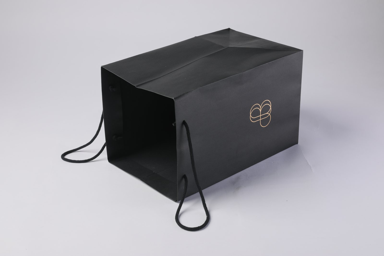 paper bags product photo on white background