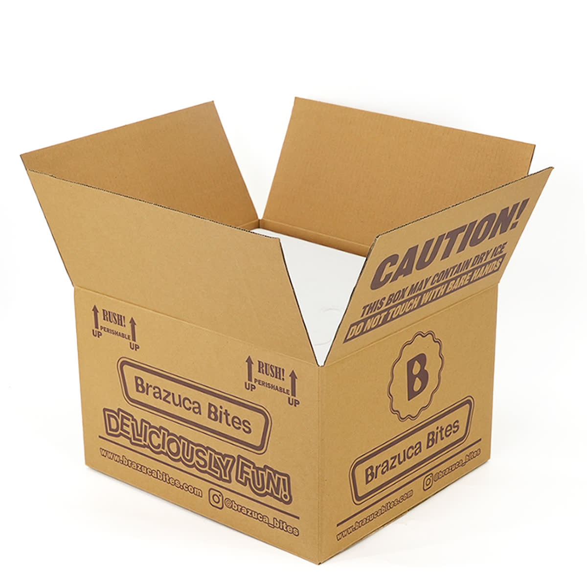 foam box and outer carton for insulated shipping
