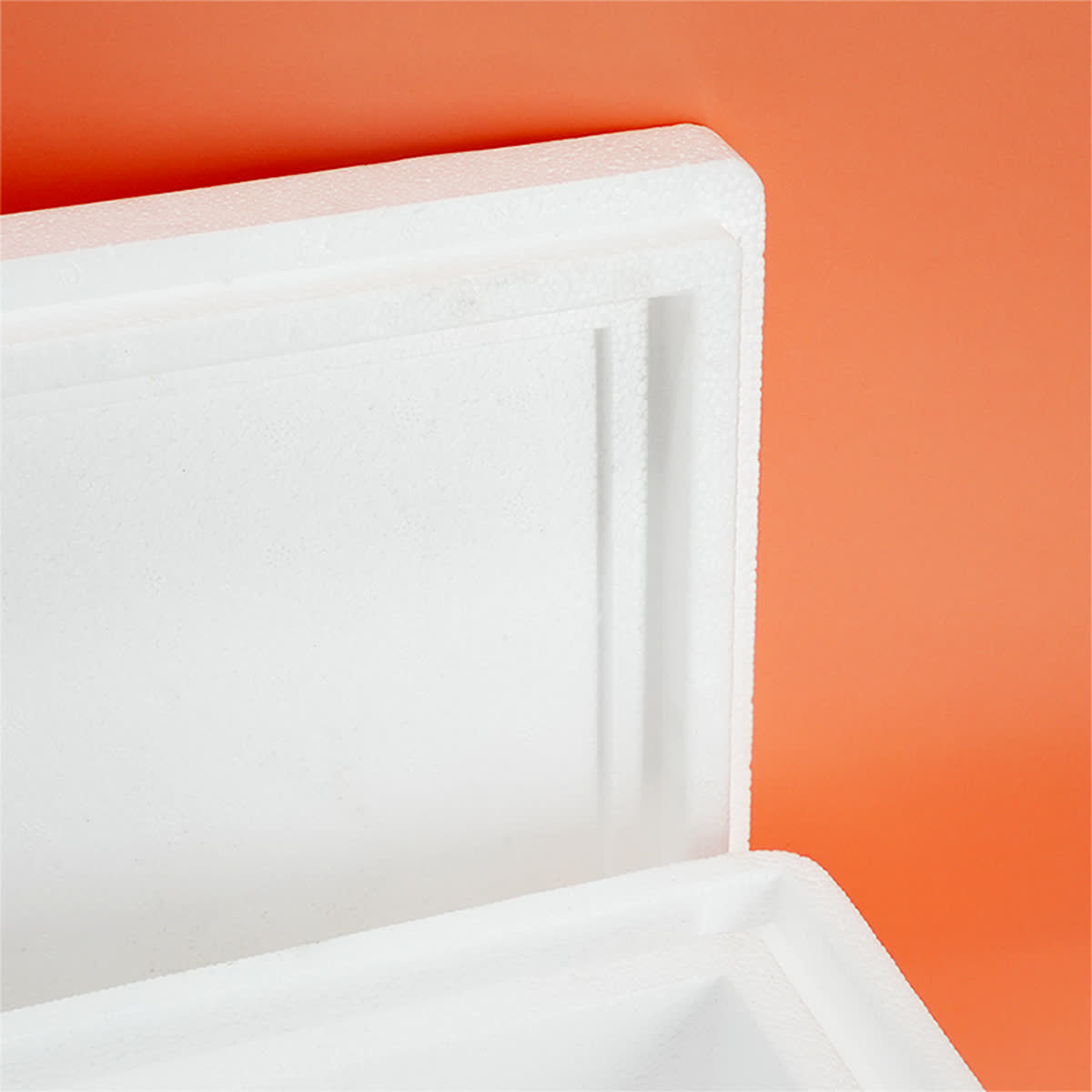 foam insulation cavity detail for cold chain packaging