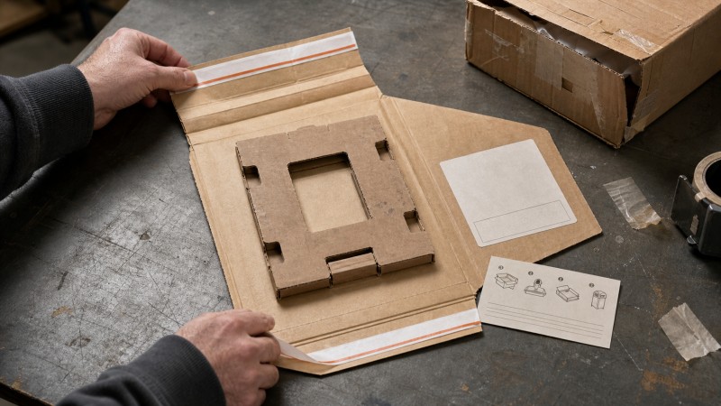 Return-ready mailer with a second seal, reusable insert, and return label area