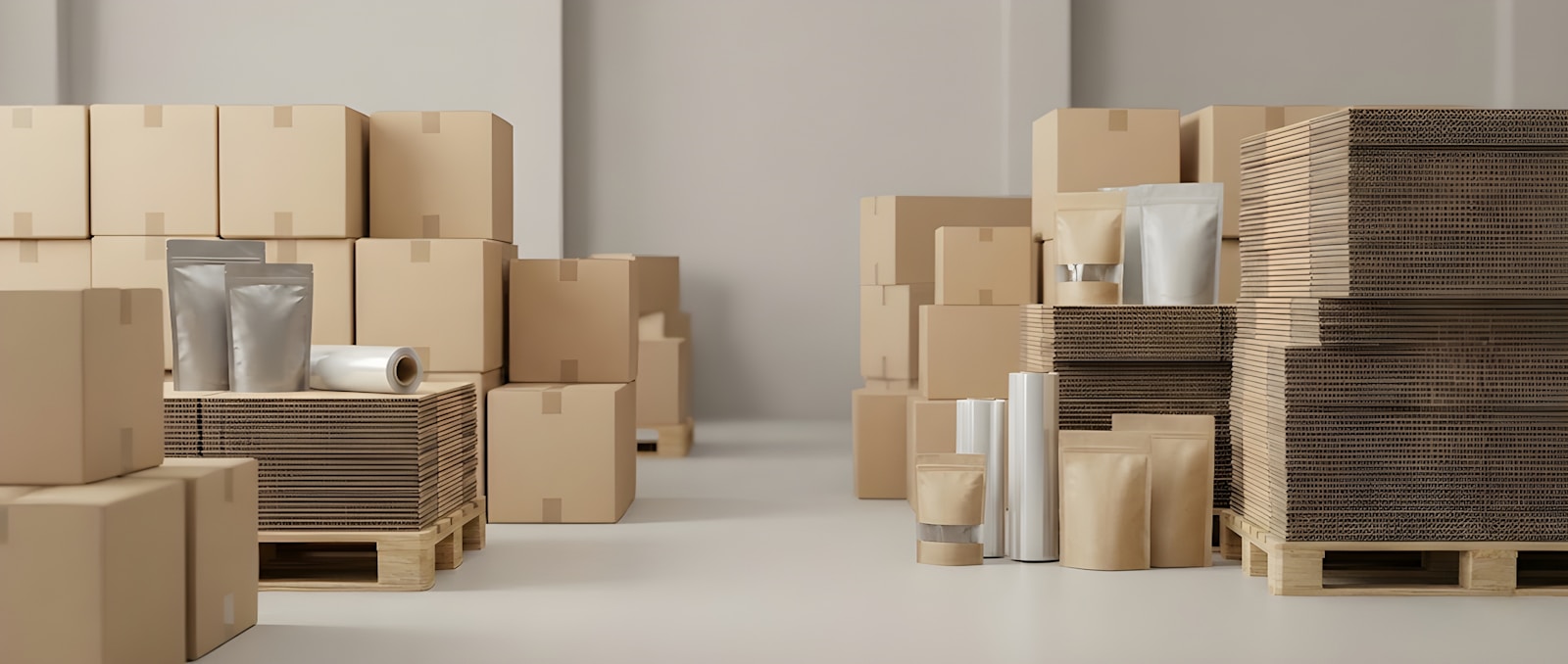 Warehouse handling of corrugated shipping boxes