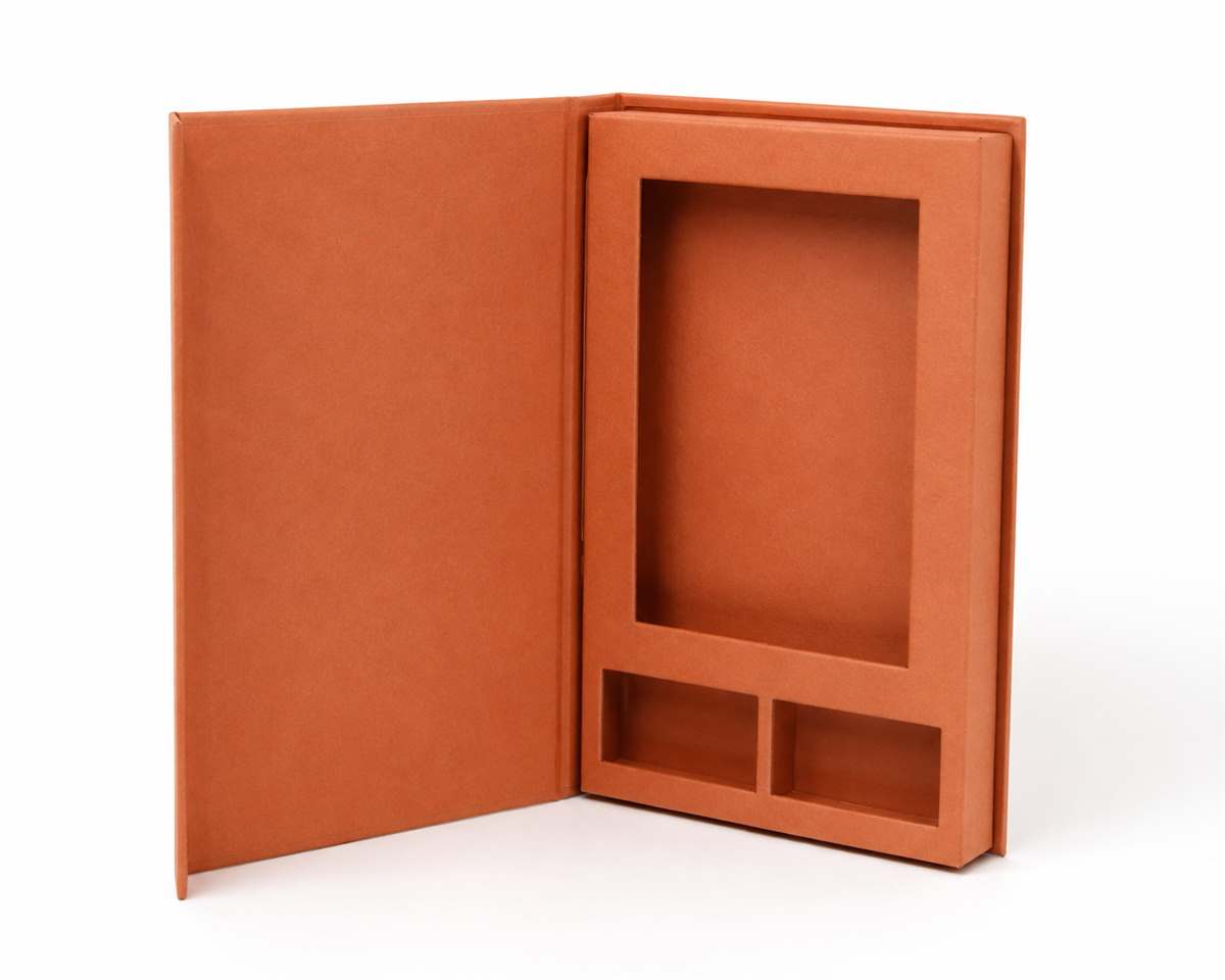 book-style custom box for a boxed set and premium gift presentation