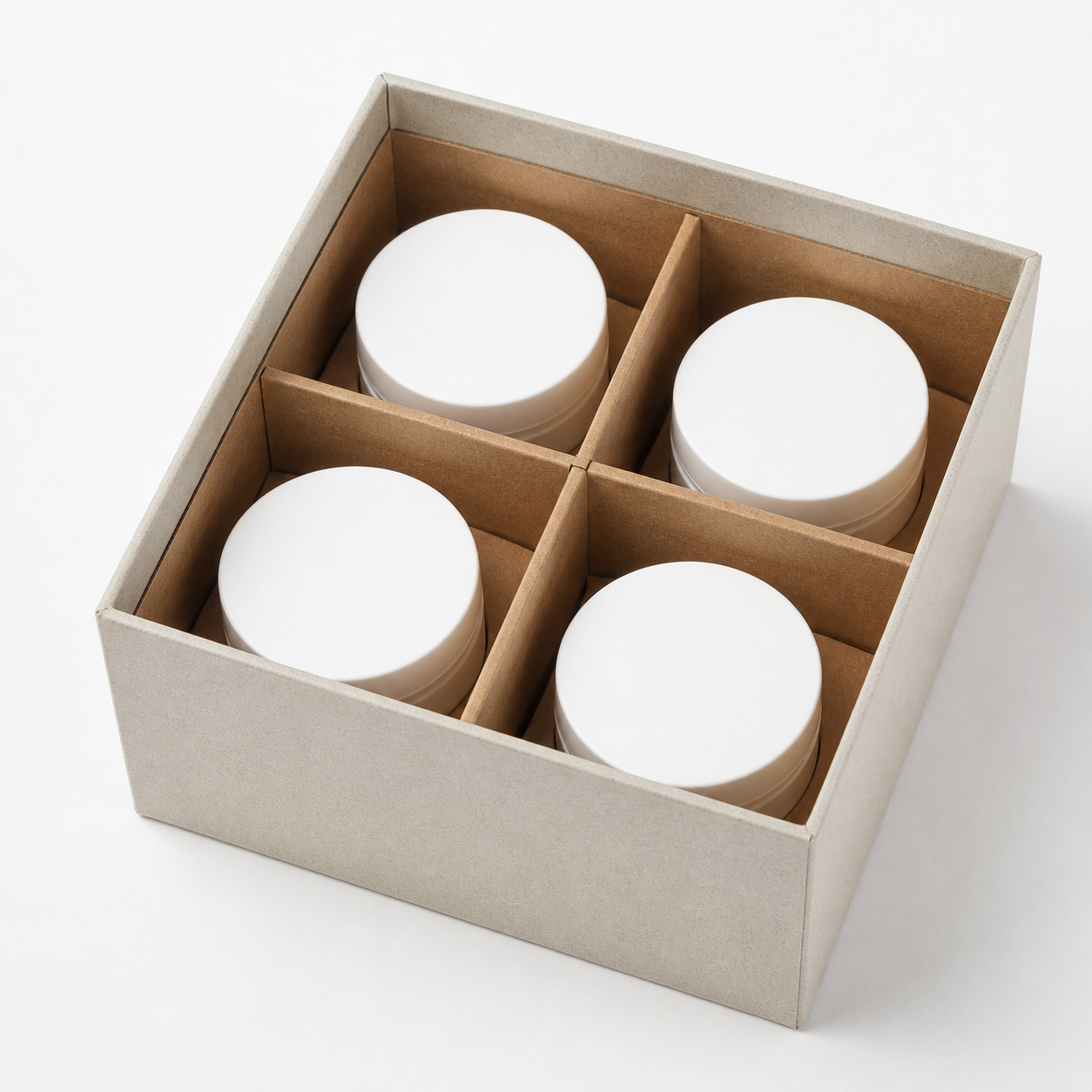 custom paperboard divider structure prepared for a product packaging box