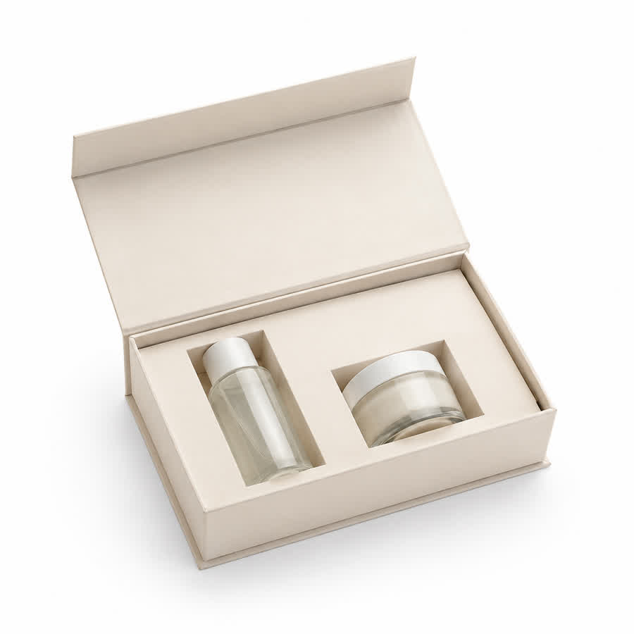 custom cosmetic packaging box sample for a beauty product range
