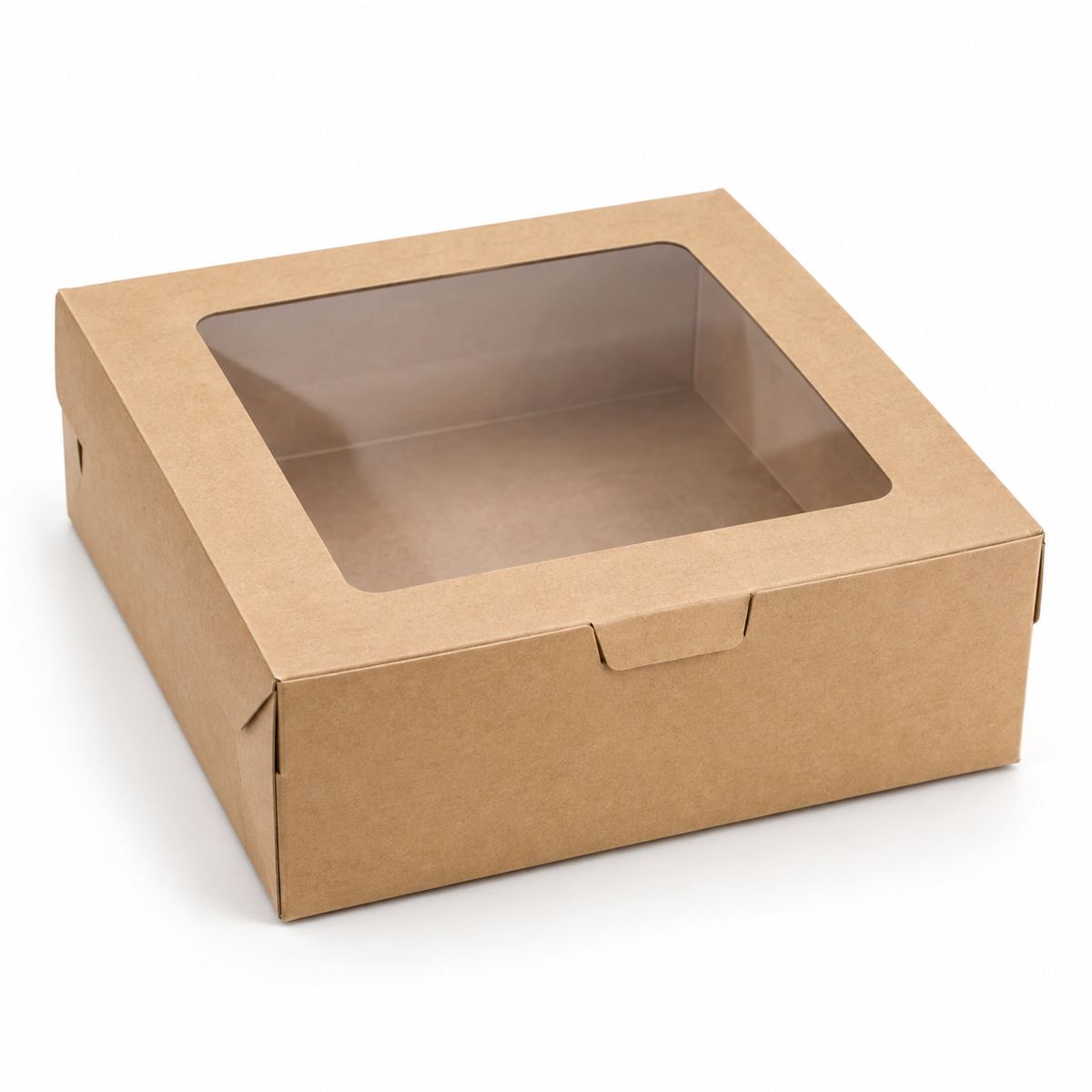 open white custom food box for bakery packaging