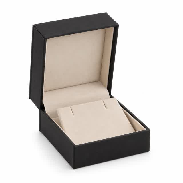 Custom jewelry box sample before production