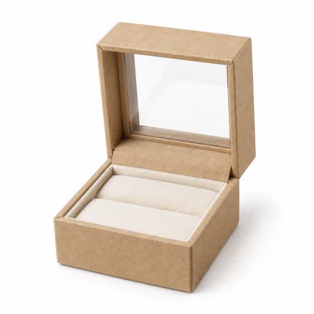 Custom ring jewelry box structure
