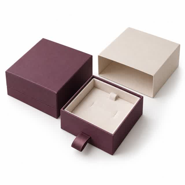 Custom jewelry boxes for boutique retail and sets