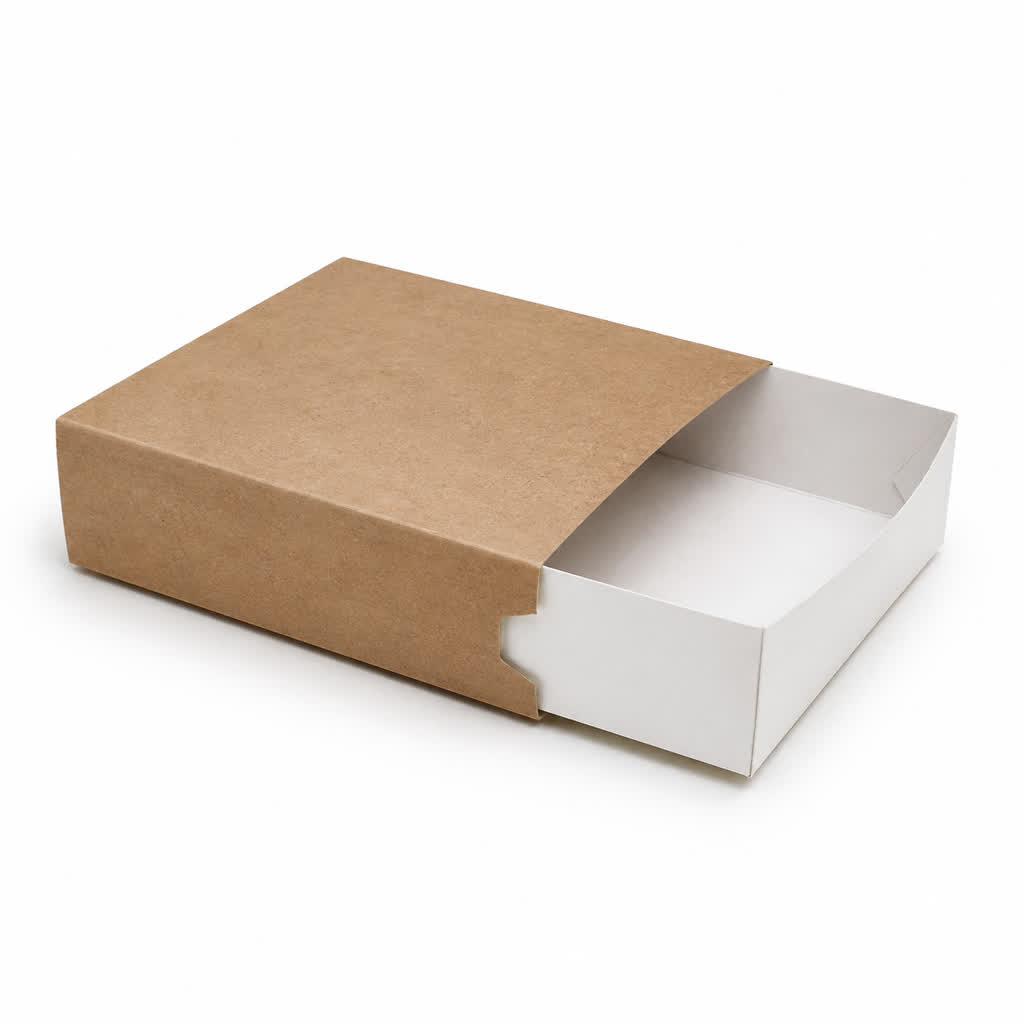 custom paper sleeve around a bakery tray