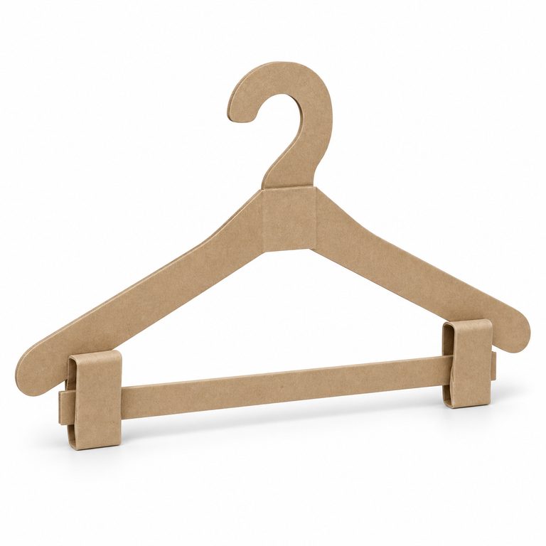 Custom paper hanger sample reviewed before production