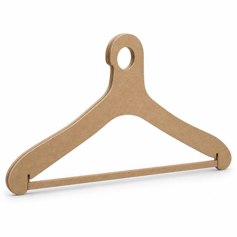 Paper hangers for apparel brands and retail collections