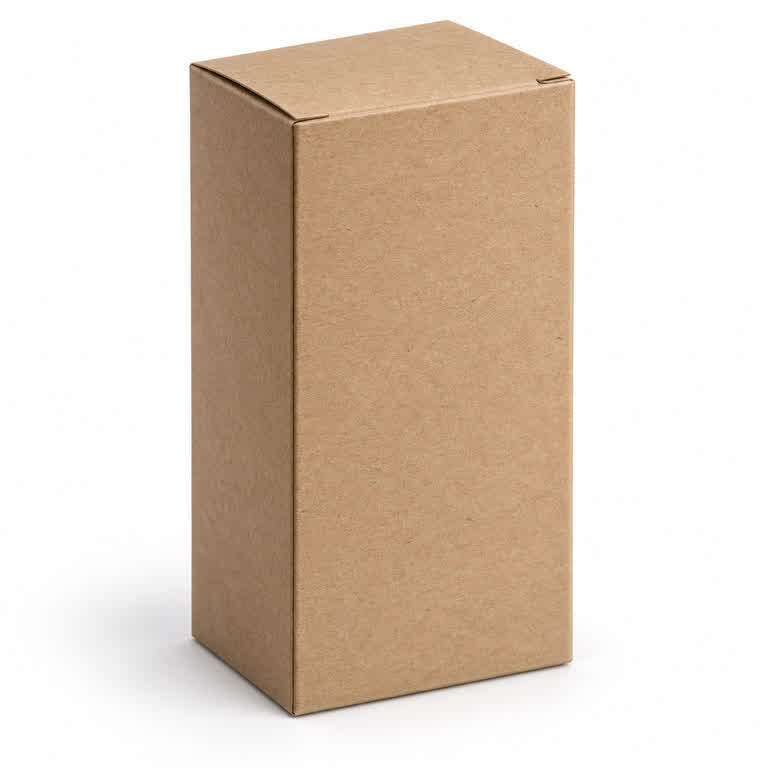 Custom tuck end box for retail product packaging